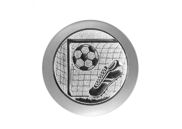 Fußballpokal 3949 - 14 cm / Silber Gold