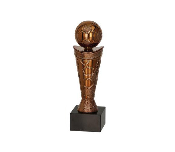 Fußball Pokal 9061 - 18 cm / Bronze