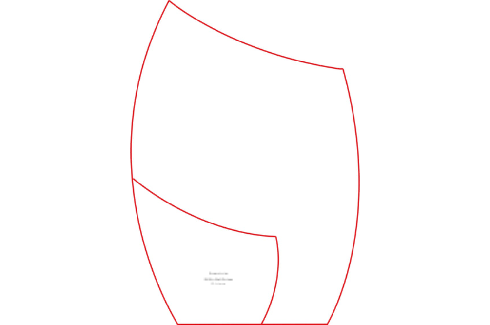 Glas Pokal 8808 Blau Lasergravur - Transparent Blau / 16.5 cm / Laser-Gravur