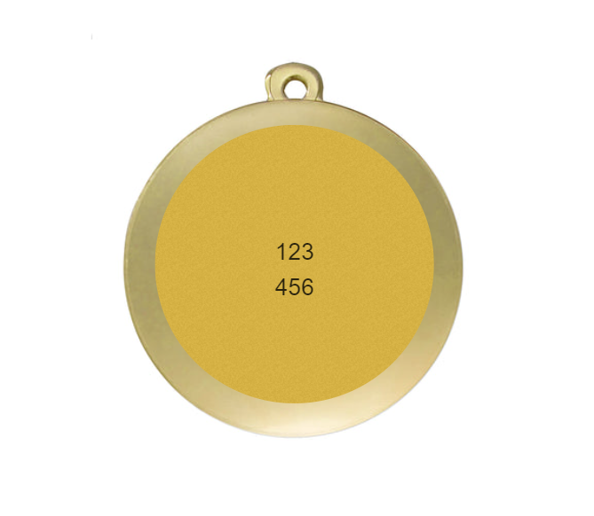 Medaille Fußball BS.ME75 50 mm - Gold / 50 mm