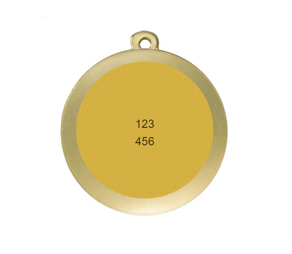 Medaille Fußball BS.ME75 50 mm - Gold / 50 mm