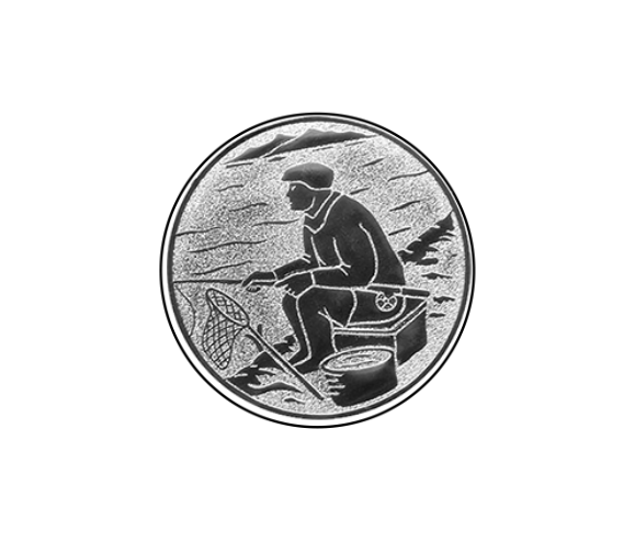 Druckembleme (selbstklebend) 25mm - 25 mm / Weiß