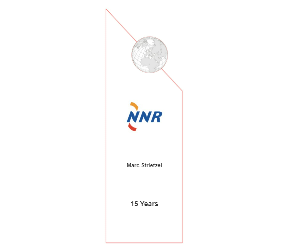 Globe Exellence Award 7956 - Farbdruck / Klar / Blau / 17 cm