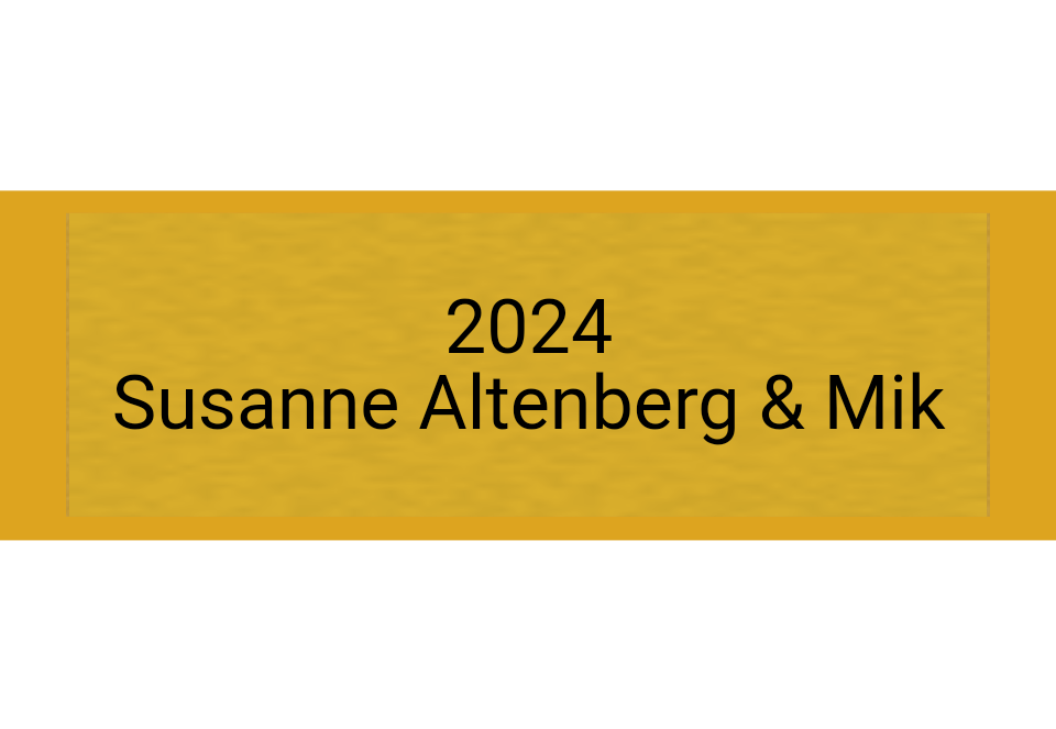 Gravurschild Gold selbstklebend - Gold / 60 x 20 mm