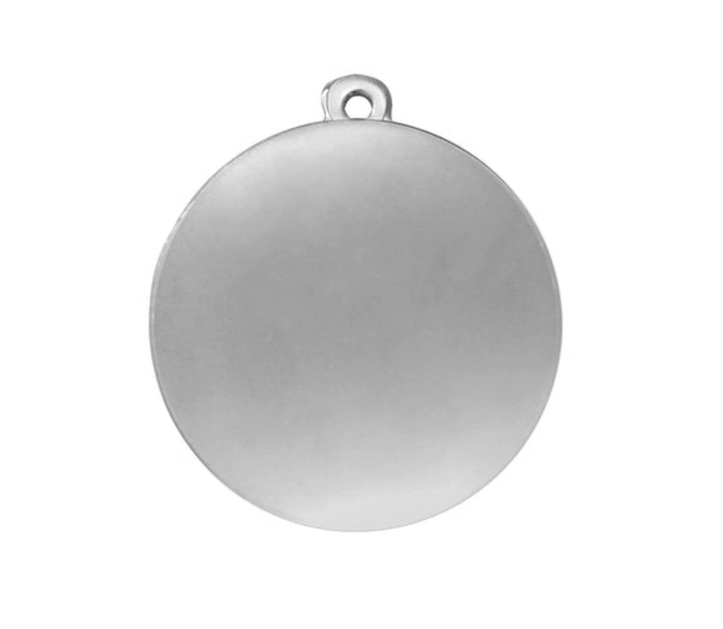 Medaille Basketball MMC1440/S - Silber / 40 mm