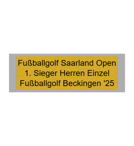 Fußball Pokal 0951 - 28 cm / Gold/Blau
