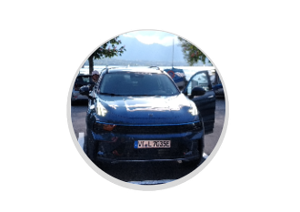 Glastrophäe 136-3 Schild & Emblem - 18 cm / Blau Spiegelglas