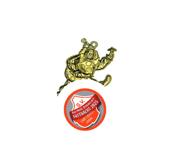 Karnevals Medaille 8996g - Gold / 10.8 cm