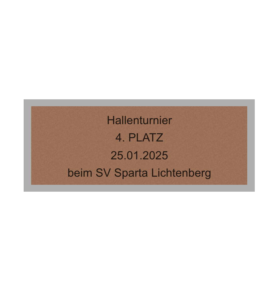 Fußball Pokal 0951 - 24 cm / Gold/Blau