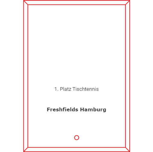 Glas Aufsteller W300 - Glas Transparent / 18 cm / Laser-Gravur