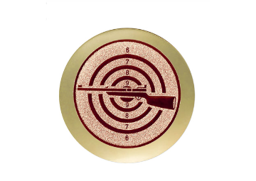 Holz Trophäe Zahl 1,2,3 FX001 - Braun / 1. Platz 23 cm