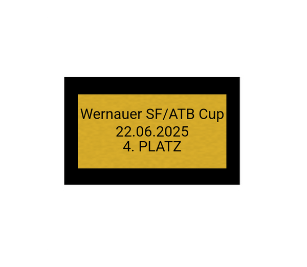 Fußball Pokal 85-3 teilweise begrenzt! - Silber Gold / 28 cm
