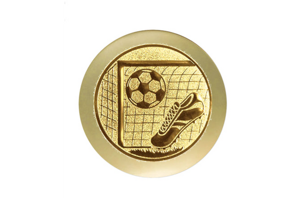 Fußball Pokal FG871 SM - SIlber/Gold / 17.5 cm