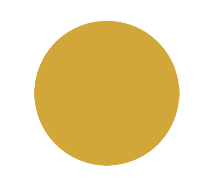 Aluminium-Emblem - 50 mm / Gold/Alu