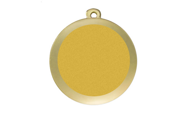 Karnevals Medaille D112K  Ø 50mm - Gold / 50 mm