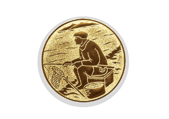 Glas Pokal 8805 blau Schild & Emblem - Silber Blau / 20 cm