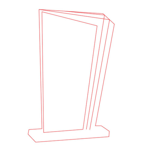 Glas Pokal 172-4 Lasergravur - 19 cm Bronze / Laser-Gravur