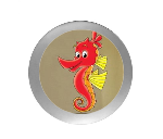 Kinder Pokal FG254 - Silber Rot / 10 cm