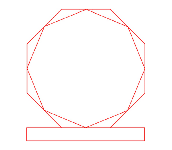 Glas Pokal 6508-L - 17.5 cm / Transparent / Laser-Gravur