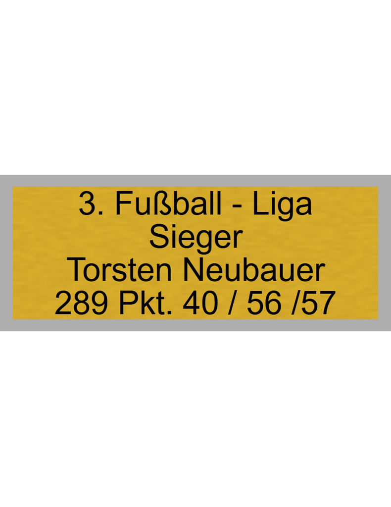 Fußball Pokal 0951 - 24 cm / Gold/Blau