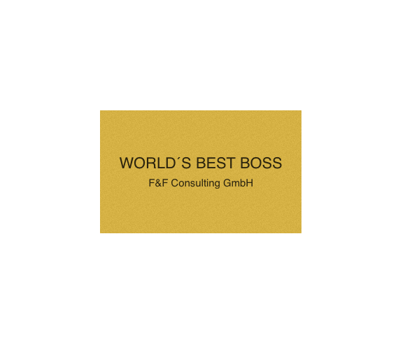 Classic Achievement Award - Matt Edition Gold - Gold / 205 mm