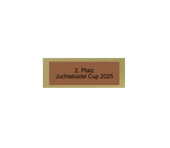 Holz Pokal Fußball FG003 - 21 cm / Schwarz Braun