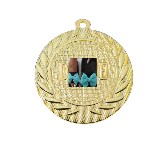 Medaille Discokugel Ø 50mm - Gold / 50 mm