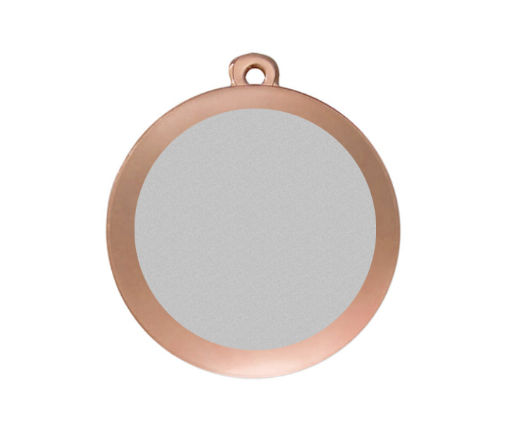 Medaille Fußball D101 59x39 mm - Bronze / 59x39 mm