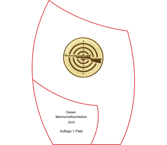 Glas Pokal 8808 Blau Lasergravur - Transparent Blau / 20.5 cm / Laser-Gravur