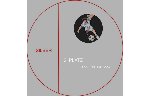 Glas Pokal 171-5 Lasergravur - Silber / 19 cm / Laser-Gravur