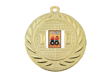 Medaille Discokugel Ø 50mm - Gold / 50 mm