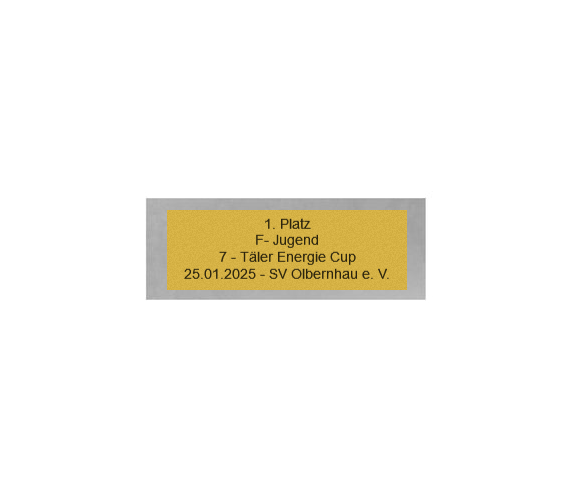 Fußball Pokal FG401 - Silber Mehrfarbig / 30 cm