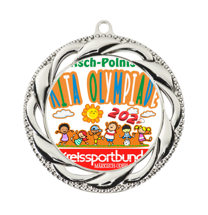 Medaille D93 Ø 70mm - Silber / 70 mm