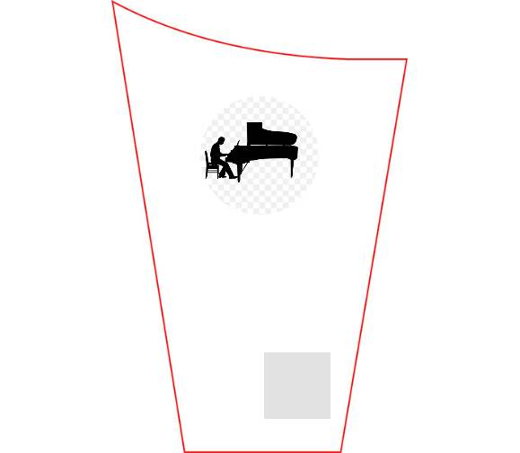 Glas Pokal GL.026-L - 29 cm / Transparent Schwarz / Laser-Gravur