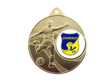 Medaille Fußball 396 Ø 50 mm - Gold / 50 mm