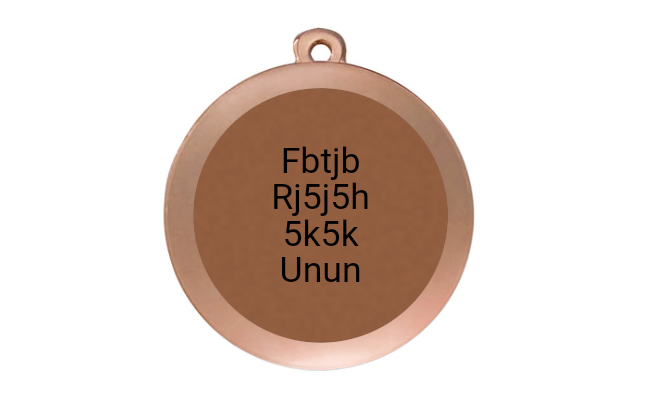 Handball Medaille DI5000.ZC - 50 mm / Bronze