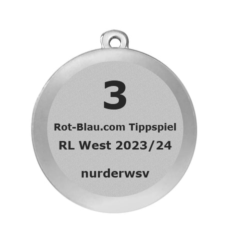 Medaille Fußball BS.ME75 50 mm - Silber / 50 mm