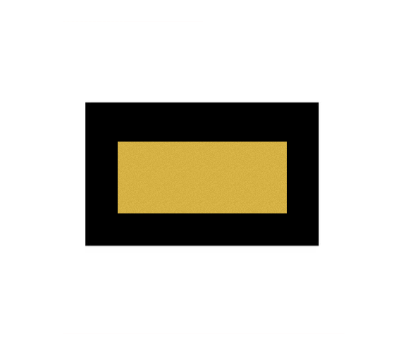 Fussballpokal 87-0 - Gold Schwarz / 55 cm