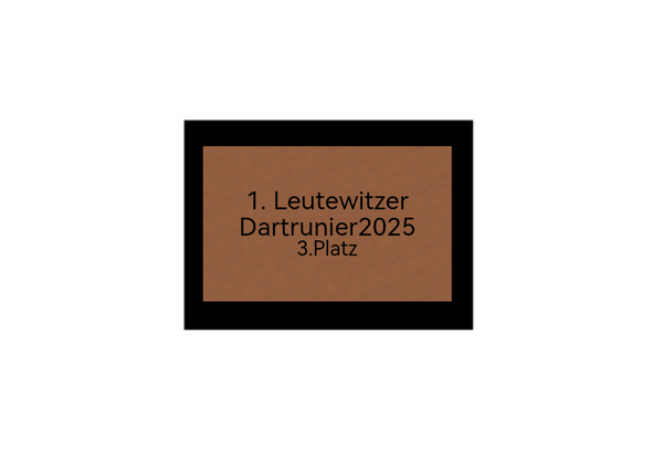 Pokalserie X161 Dart - Silber Mehrfarbig / 29.5 cm