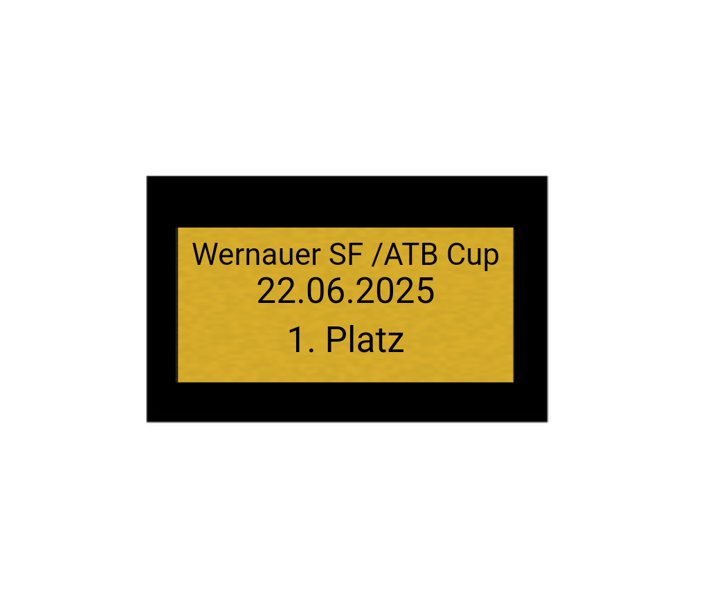 Fußball Pokal 85-3 teilweise begrenzt! - Silber Gold / 52 cm