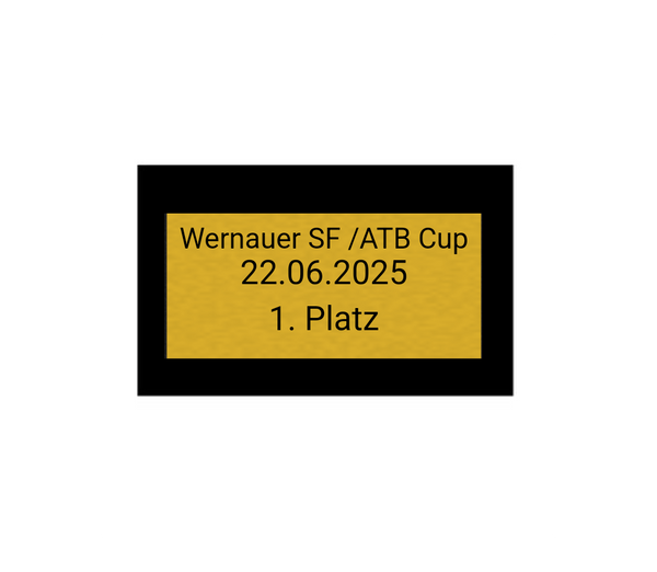 Fußball Pokal 85-3 teilweise begrenzt! - Silber Gold / 52 cm