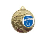 Medaille Fußball 396 Ø 50 mm - Gold / 50 mm