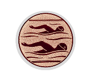 Glastrophäe 136-2 Schild & Emblem - Bunt / 22 cm