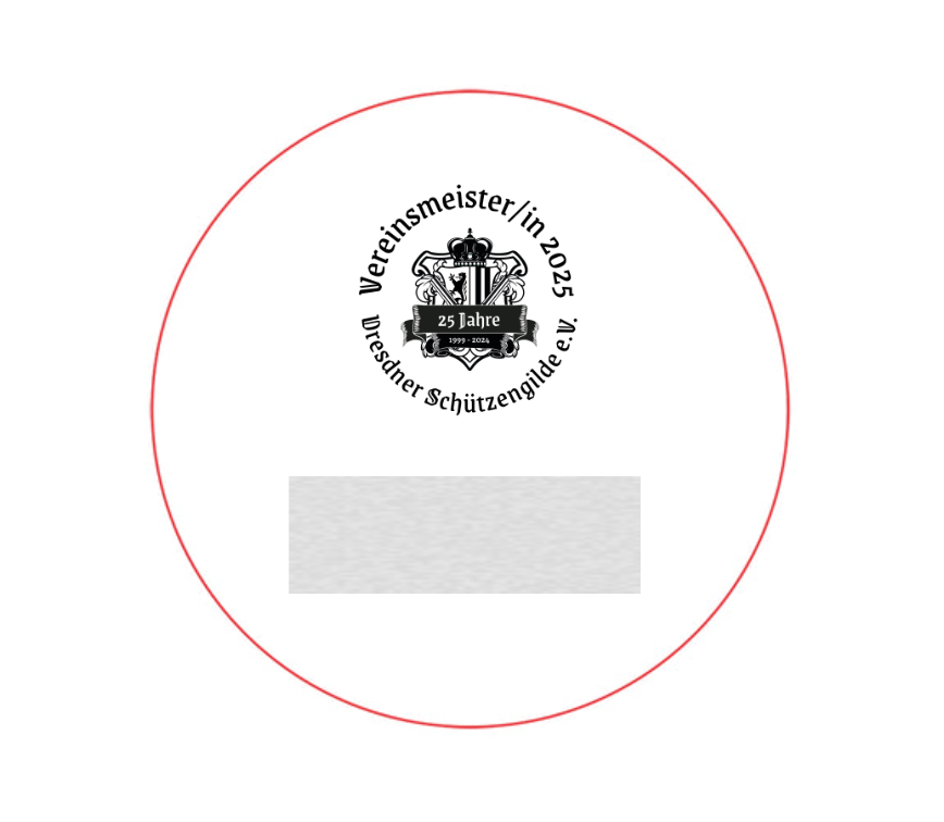 Glasmedaille 67306 Ø 80mm/70mm/60mm - 67306 Ø 80 mm / Transparent / Lasergravur