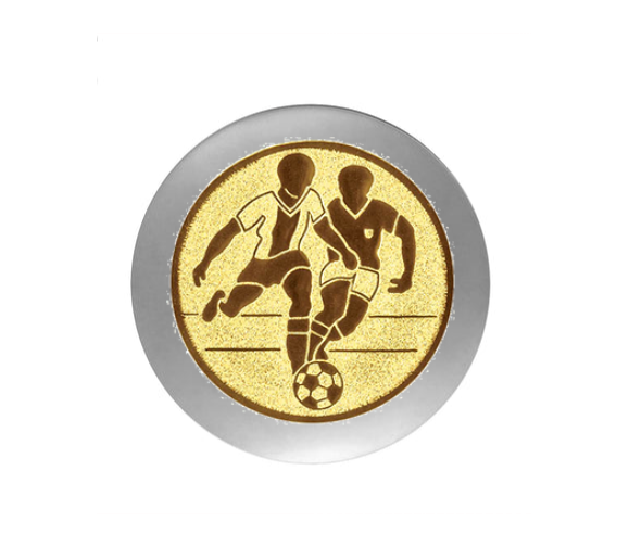 Fußballpokal 3949 - 11,5 cm / Silber Gold
