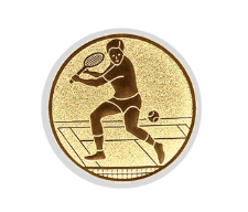 Glas Pokal 8805 blau Schild & Emblem - Silber Blau / 16 cm