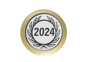 Kinder Pokal 38624 - Schwarz Gold / Uni Pokal - 11cm