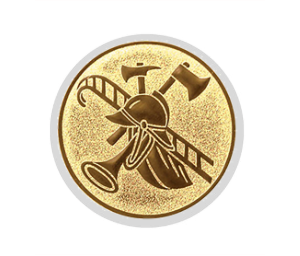 Glas Pokal 8805 blau Schild & Emblem - Silber Blau / 20 cm