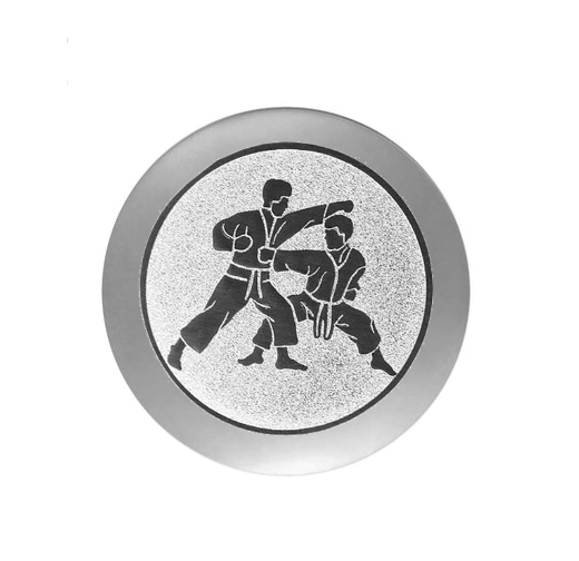 Glastrophäe 136-4 Schild & Emblem - 15 cm / Blau