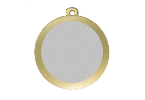 Medaille Bowling MC61G Ø 50mm - Gold/Bunt / 50 mm